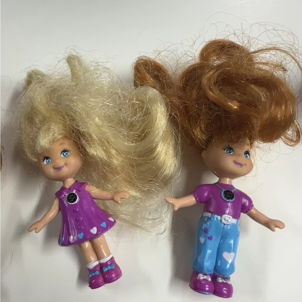 3 Matching Sets Of 1995 Mattel #69073 Lil Secrets Twosies Dolls! *Dolls Only* - Picture 6 of 10